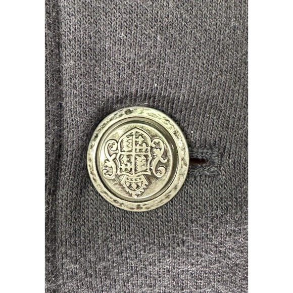 Talbots Double Breasted Military Style Jacket Navy Blue Size Large - Picture 4 of 7